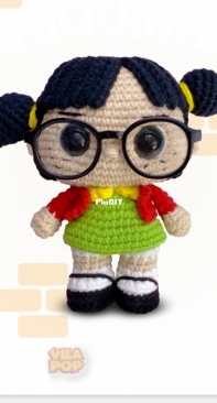Caco Amigurumi - Juliana Sanches - Chiquinha Vila Pop  - Portuguese