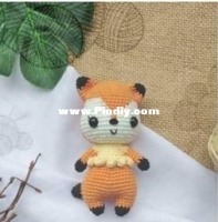 Min Handmade - Animal ​Crochet ​Doll  - Fox - Translated