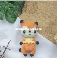 Min Handmade - Animal ​Crochet ​Doll  - Fox - Translated