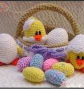 Delicious Crochet - Paola Navarro- Eggs in a basket