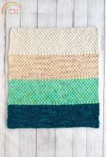 Simple Bulky Moss Stitch Baby Blanket by Fairmount Fibers Design Team-Free