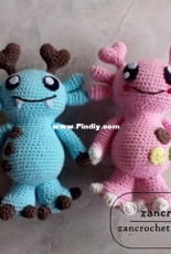 Zan Crochet - Zan Merry - Love Monsters - Free