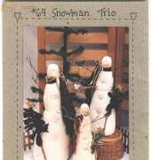 Heart To Hand Snowman Trio
