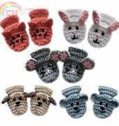 Crochet Spot - Rachel Choi - Animal Baby Mittens