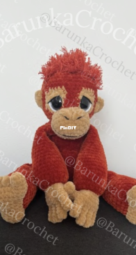 Barunka Crochet - Daniella - Orangutan - Orang-Utan  -  Orang-Outan - English, German, French,Hungarian, Slovak