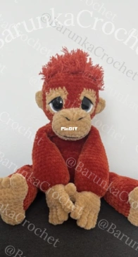 Barunka Crochet - Daniella - Orangutan - Orang-Utan  -  Orang-Outan - English, German, French,Hungarian, Slovak