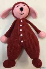 Comforter toy - bunny in pyjamas