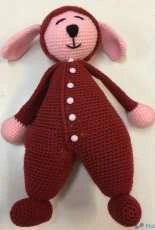 Comforter toy - bunny in pyjamas