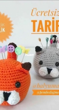 Balyumakhoby - Melek Çil - Kitty Pincushion - Pisicik İğnelik - Turkish - Free