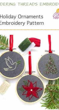 Wandering Threads - Holiday Ornaments Set