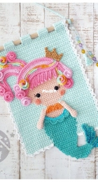 Chica Outlet - Laura Marchi - Marmaid Calipso Wall hanging - Tapiz Sirena Calipso - Spanish