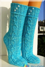 Eishexe Socks by Micha Klein/Wolletraum-German-Free
