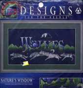 Designs For The Needle 5610  Natures Window - Wolves