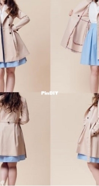 Deer and Doe - Luzerne Trench Coat Pattern