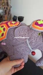 African flowers elephant