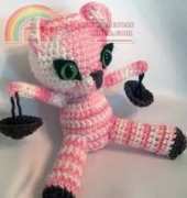 Crochet Kitten - Stacy Vaka - Zodiac Kittens - Libra