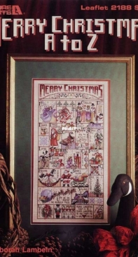 Leisure Arts Leaflet 2188 - Merry Christmas A to Z