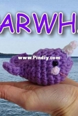 Jayda InStitches - Amigurumi Narwhal  - Free
