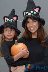 Red Heart - Michele Wilcox - LW5774 - Witchy Cat Hat - Free