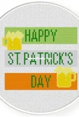 Daily Cross Stitch - Happy  St. Patricks