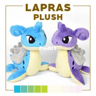 Sew Desu Ne? - Choly Knight - Lapras Plush - Machine Embroidery Files - Free