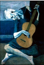 Cross Stitch Collectibles PI-20.1 - Old Guitarist