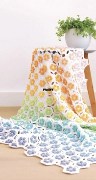 Haak Maar Raak - Kirsten Ballering - Flower Shower Blanket