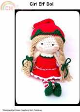TootyLou - Viviane Haughery - Girl Elf Doll