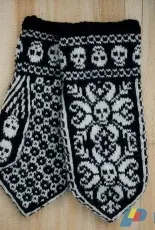 Deathflake Mittens by Sissel KB - English, Norwegian - Free