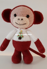 Hobbii Friends - Marjan Van Leer - Christmas Monkey Ruby - Dutch - Free.