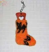 Diva Diesslin Designs (Lisa Diesslin) Wee Tiny Black Cat Sock/free