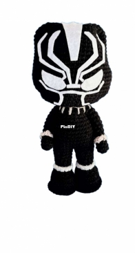 Caco Amigurumi - Juliana Sanches - Black Range - Gama Negra - Portuguese