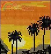 Hafty Polskie 2105 Palm Trees