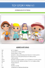 Zombiegurumi - Luisa Contreras - Toy Story Mini V1 - Spanish