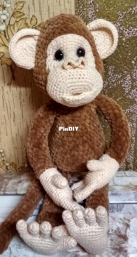 Abroskina Olga - Ольга Аброскина - Pixi monkey - Oбезьяна Пикси - Russian - Free