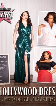 Charm Patterns - Hollywood Dress - Sizes 2-20 and 18-34