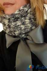 Big Chunky Bow Cowl by Silke Ufer Design-Free