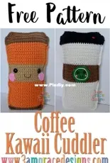 3am Grace Designs - Donna Vasquez Beavers and Michaelene Nelson - Coffee Kawaii Cuddler - Free