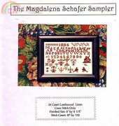 Handwork Samplers - The Magdalena Schafer Sampler 1886