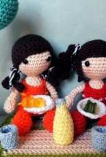 Ami Loves Gurumi - K Godinez - Lilly and Emma Summer Picnic - Free