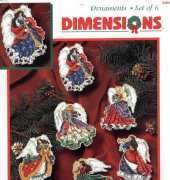 Dimensions 8490 - Angels of Christmas Ornaments