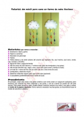 Sweet Faery Creations-Felt Mobile /Spanish