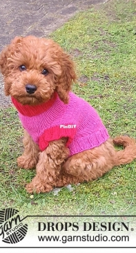 Drops Design - Good Girl Dog Sweater - Spanish - Free