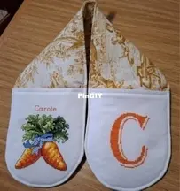 Guanto forno per collega Cecilia / double oven glove for colleague Cecilia