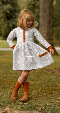 Peony Patterns - Ginger Dress - Sizes 1-14 Years