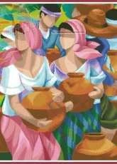 Cross Stitch Design Rinna - Magpapalayok XSD + PCS9