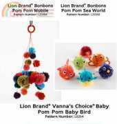 Pom Pom Mobile / Pom Pom Sea World / Pom Pom Baby Birds