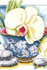 Vervaco PN-0021474 White Orchid PCS