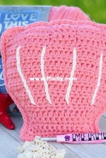 Crazy 4 Crochet Momma - Furls Crochet - Miranda Nippert -  Seashell Pillow Purse
