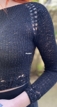 Witching Hour Knits  - Beltane Sweater by Dora Violet -  English